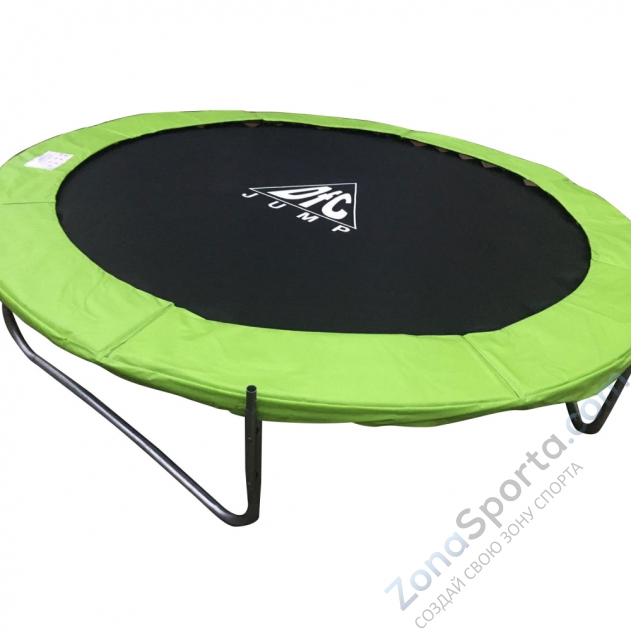 Батут DFC Jump 12ft складной, c сеткой, цвет apple green