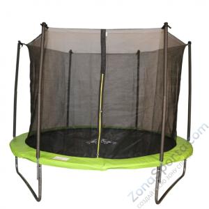 Батут DFC Jump 14ft складной, c сеткой, цвет apple green