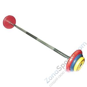 Штанга MB Barbell MB-BarMW-C35 женская неразборная