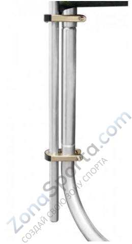 Батут Alpin 4,65 м с защитной сеткой и лестницей