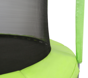 Батут Arland 12FT с внутренней страховочной сеткой и лестницей (Light green)