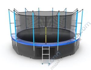 Батут Evo Jump Internal 16ft (Blue) с нижней сетью