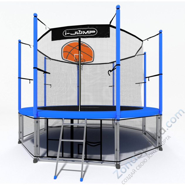 Батут i-Jump Basket 14ft blue