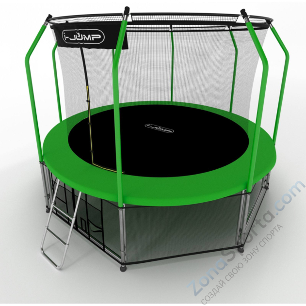 Батут i-Jump Elegant 12ft green