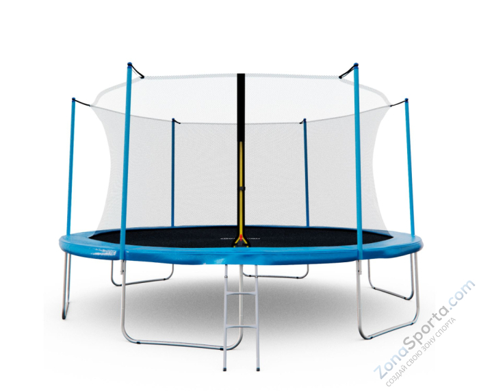 Батут каркасный с сеткой DFC Kondition 15 ft с лестницей