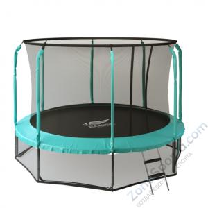 Батут с защитной сеткой Eclipse Space Green 14FT