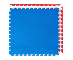 Будо-мат DFC, 100 x 100 см, 40 мм, цвет сине-красный