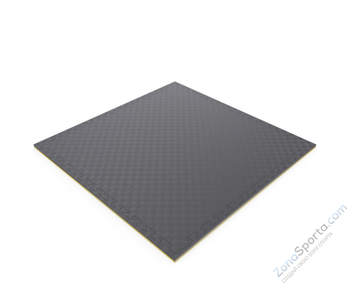 Будо-мат EVA DFC 100 x 100 см, 20 мм, цвет желто-графитовый