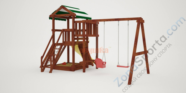 Детская площадка Савушка Мастер 2 (Махагон)