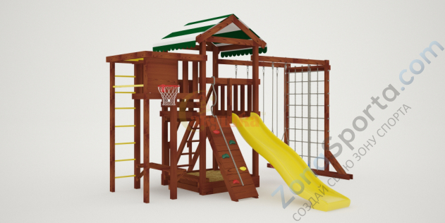 Детская площадка Савушка Мастер 4 (Махагон)