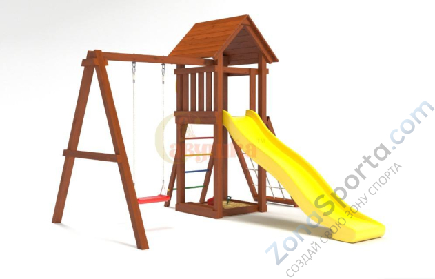 Детская площадка Савушка Мастер 7 (Махагон)