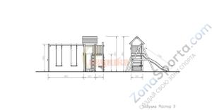 Детская площадка Савушка Мастер 9 (4 сезона)
