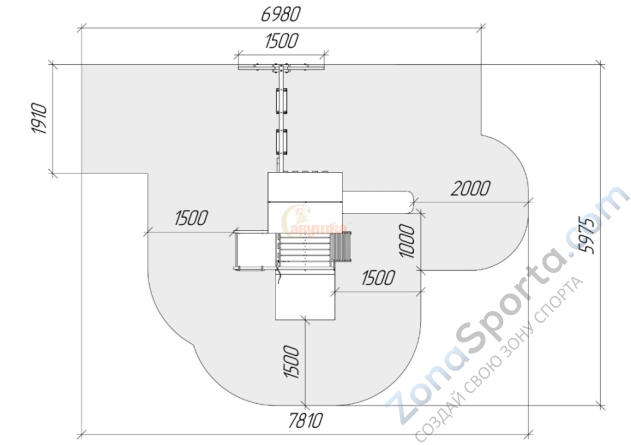 Детская площадка Савушка TooSun (Тусун) 3 с песочницей