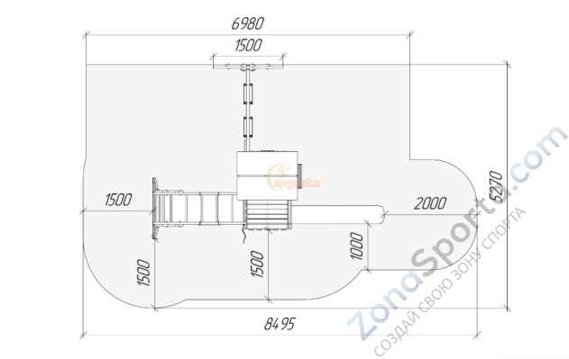 Детская площадка Савушка TooSun (Тусун) 4 Plus