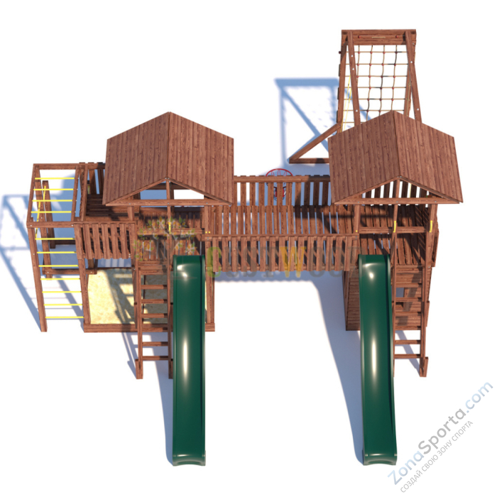 Детская деревянная игровая площадка для улицы дачи CustWood Active 13