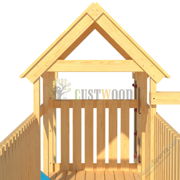 Детская деревянная игровая площадка для улицы дачи CustWood Scout S12