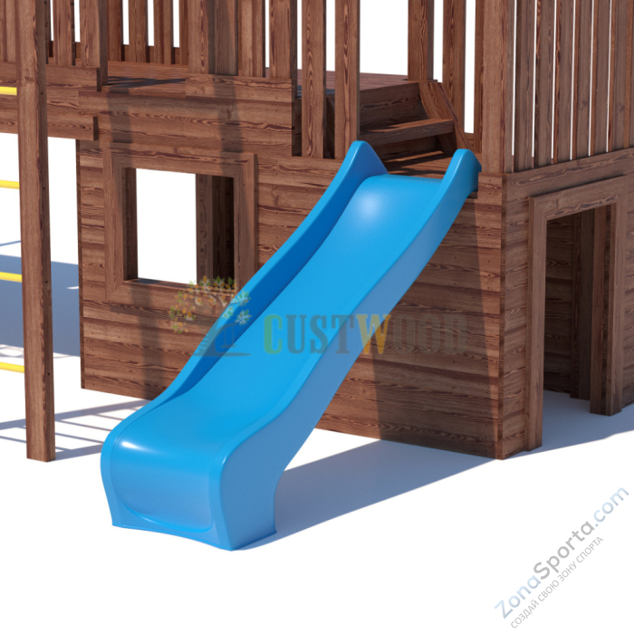 Детская деревянная игровая площадка для улицы дачи CustWood Scout SC11