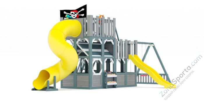 Детская игровая площадка Савушка PlayHouse-6 с домиком