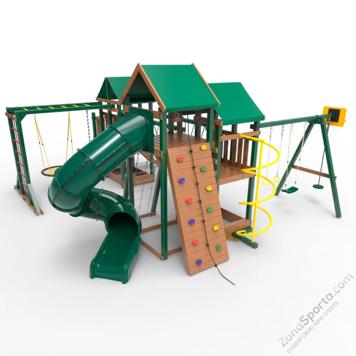 Детская площадка Пикник Форест Стэйдж К с винтовой трубой