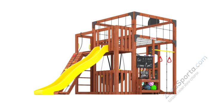 Детская площадка Савушка Куб-3 (Махагон)