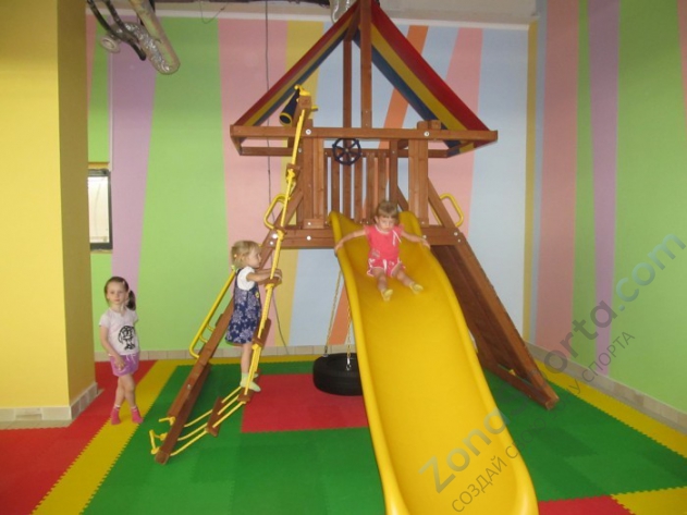 Детская игровая площадка Rainbow Play Systems Фиеста Кастл (Fiesta Castle Package II RYB)