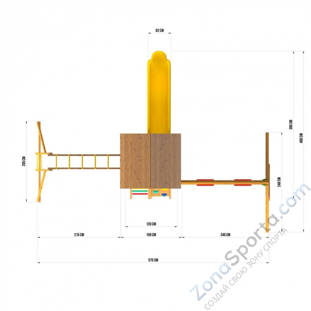 Детский игровой комплекс Jungle Cottage JC4 