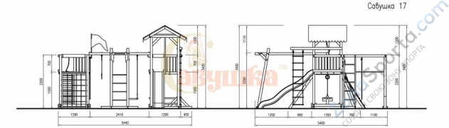 Детская площадка Савушка 17
