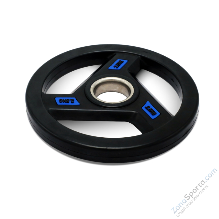 Диск обрезиненный c хватом Unix Fit Pro 2,5 кг, 51 мм