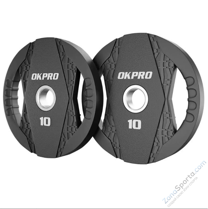 Диск олимпийский обрезиненный 15 кг OKPRO OK2005C-1500