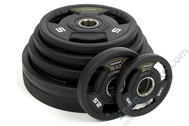 Диск олимпийский полиуретановый Hasttings HD51C3A-2,5 3-х хватовый 2,5 кг