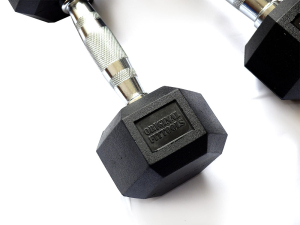 Гантель 15 кг гексагональная Original FitTools FT-HEX-15