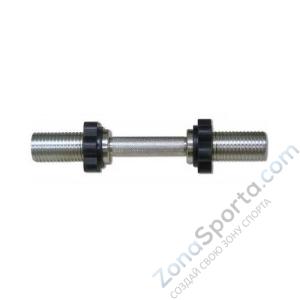 Гриф MB Barbell MB-BarM50-M390B для гантели, втулка 50 мм