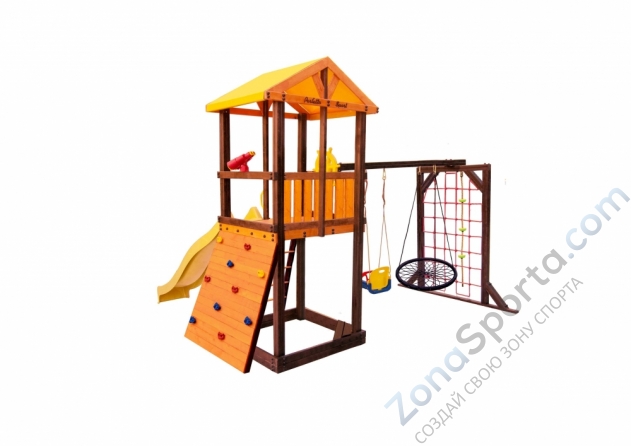 Игровой комплекс Perfetto sport Pitigliano-11 + качели Паутина