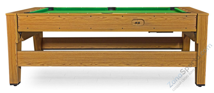 Игровой стол - трансформер (бильярд, аэрохоккей, настольный теннис) Twister (дуб)