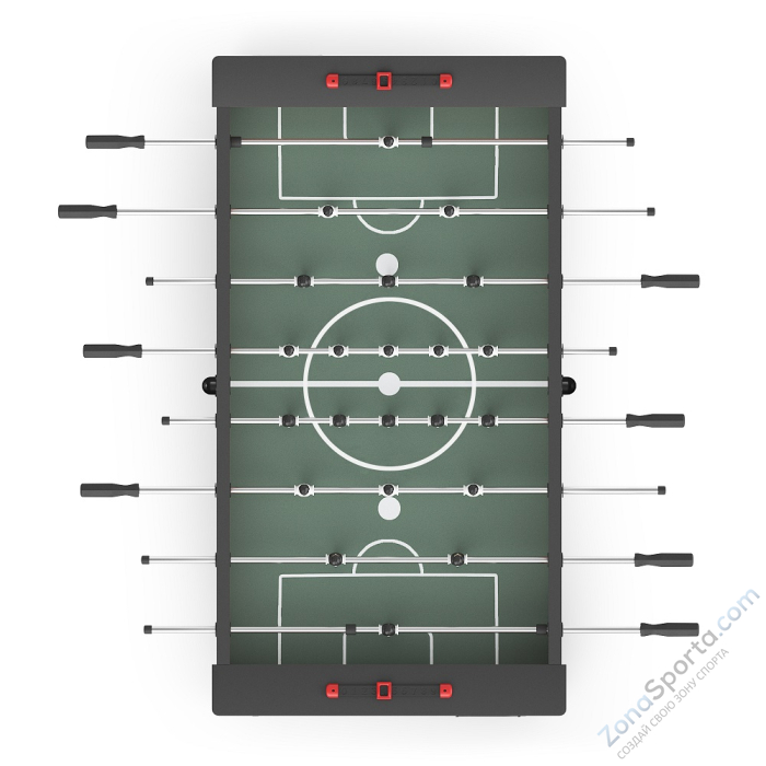 Игровой стол Unix Line Футбол - Кикер (140х74 cм) Black