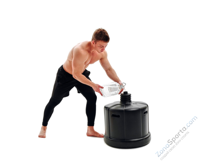 Манекен DFC Boxing Punching Man-Heavy c регулировкой высоты TLS-AR (красный)