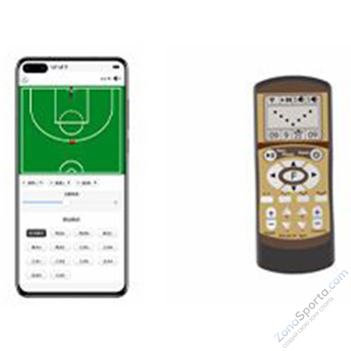 Машина для передачи баскетбольных мячей с дисплеем K2100A