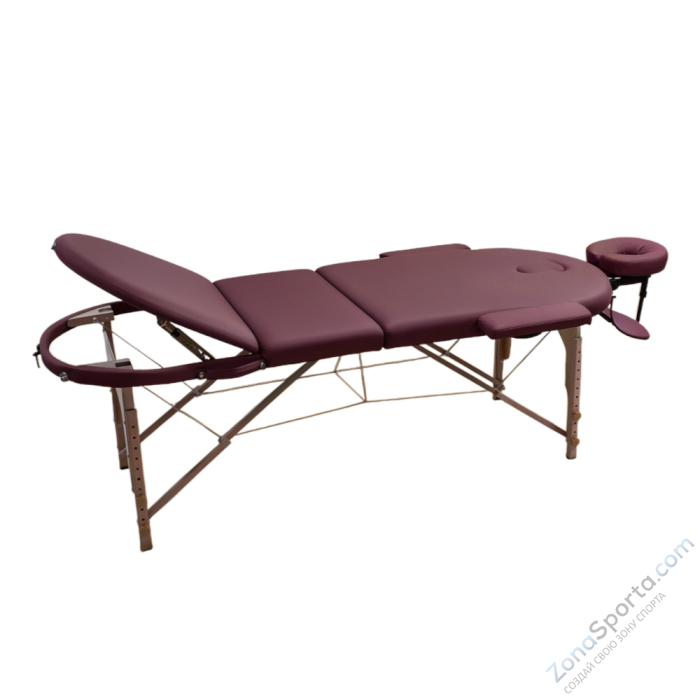 Массажный стол Unix Comfort 3 Section Burgundy