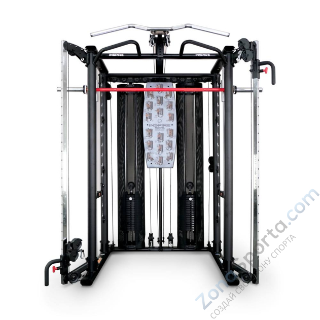 Машина Смита с грузоблоками и турником Inspire SCS