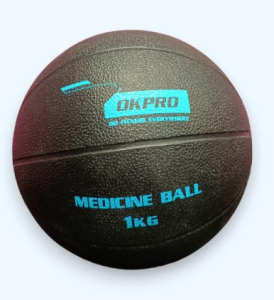 Мяч медицинский 1 кг обрезиненный OKPRO