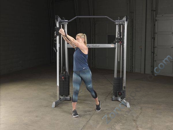 Сдвоенная блочная стойка Body Solid GDCC200