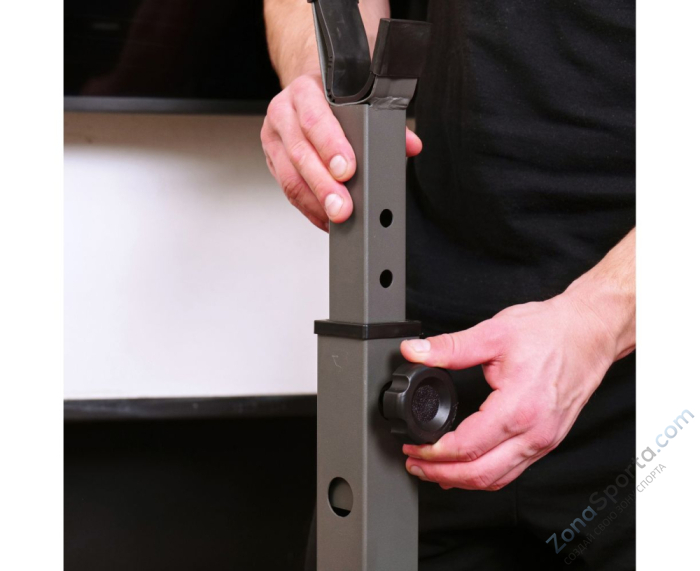 Скамья со стойками под штангу DFC D705