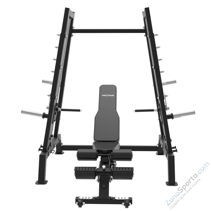 Смит-машина со сведением на свободных весах Protrain PR-CSM01B