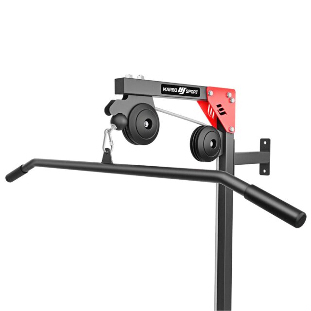 Стойка блочная пристенная на свободном весе c cидением Marbo Sport MH-W102 2.0