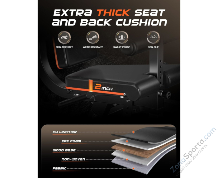 Тренажер для сгибания-разгибания ног DFC D030A