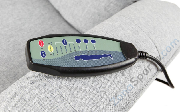 Вибромассажное кресло с с подъемным пуфом и подогревом Calviano 2162