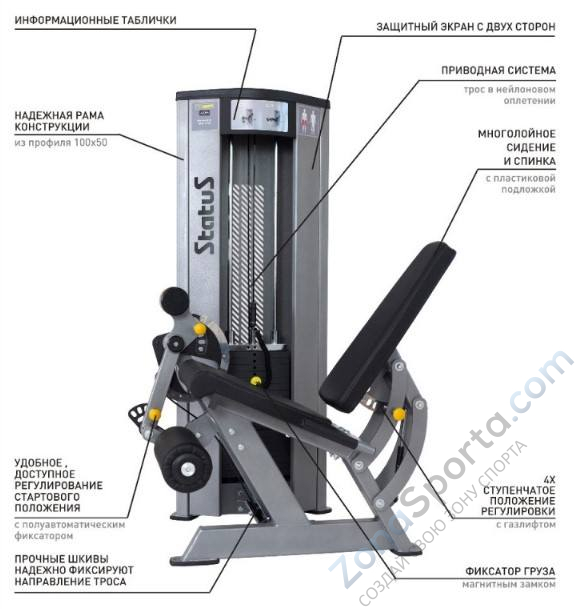 Жим Ногами Горизонтальный DK-Sport A324S