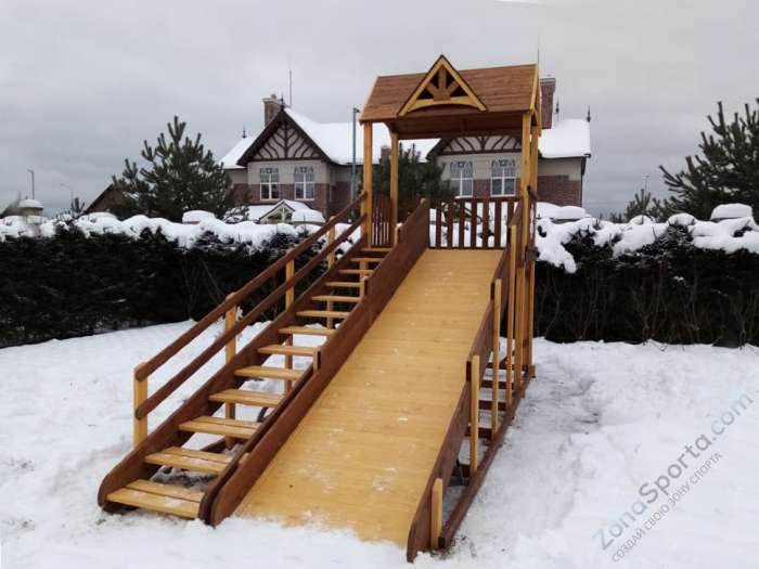 Зимняя горка Норд 2
