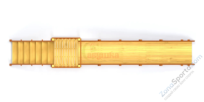 Зимняя горка Савушка Зима 2 (скат 5 метров)